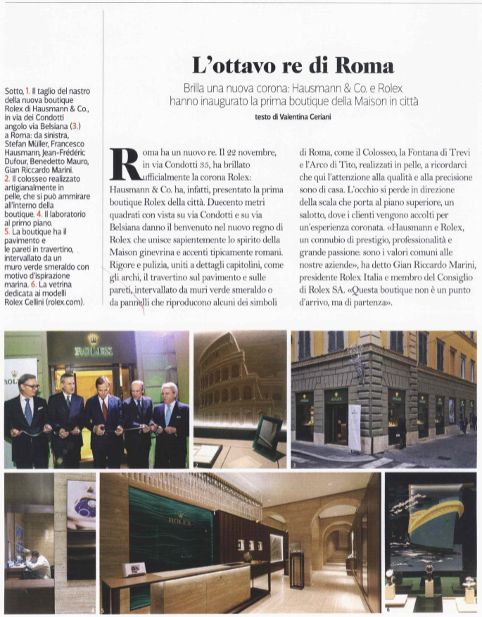 Rolex boutique opening hits the headlines