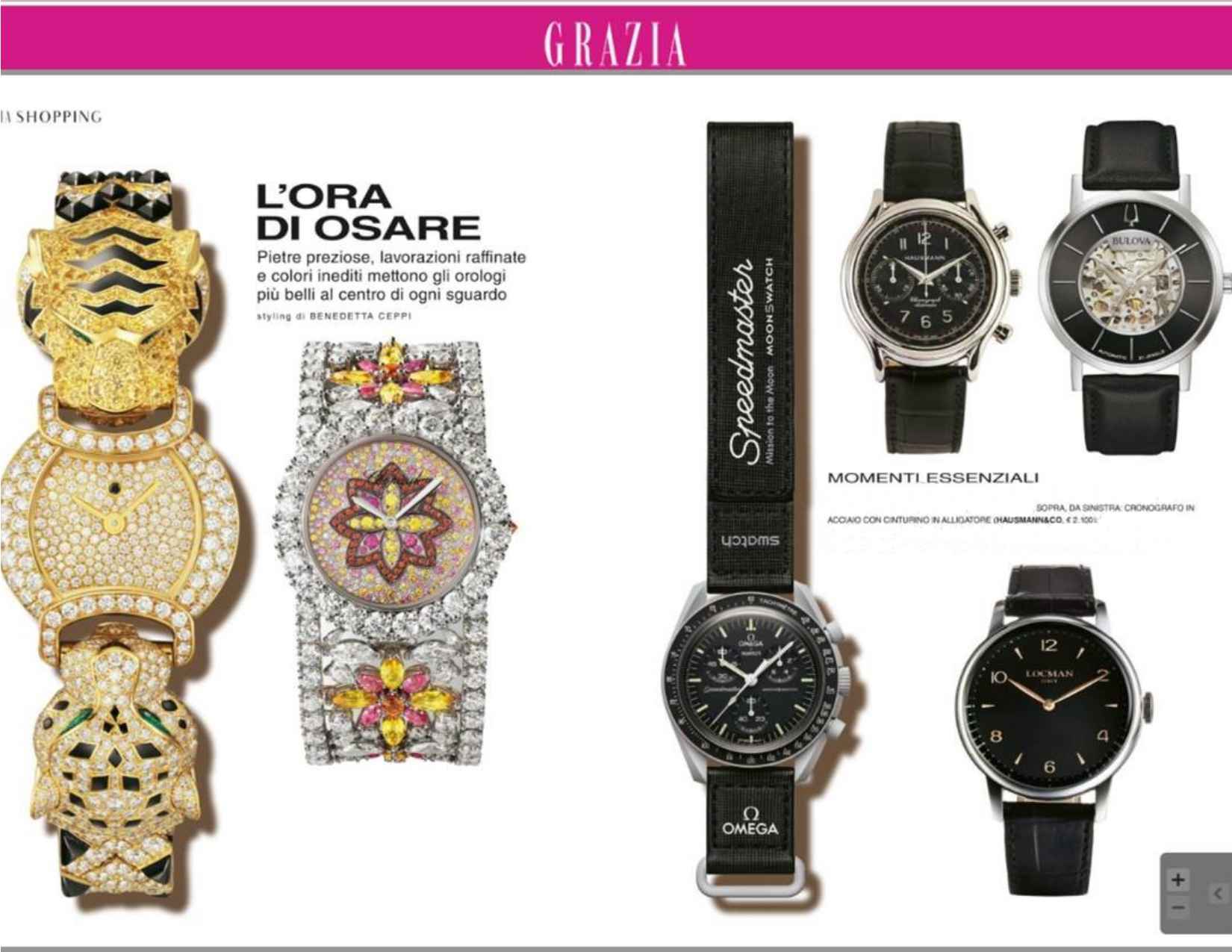 Hausmann & Co. jewels and watches among the 2022 Spring proposals