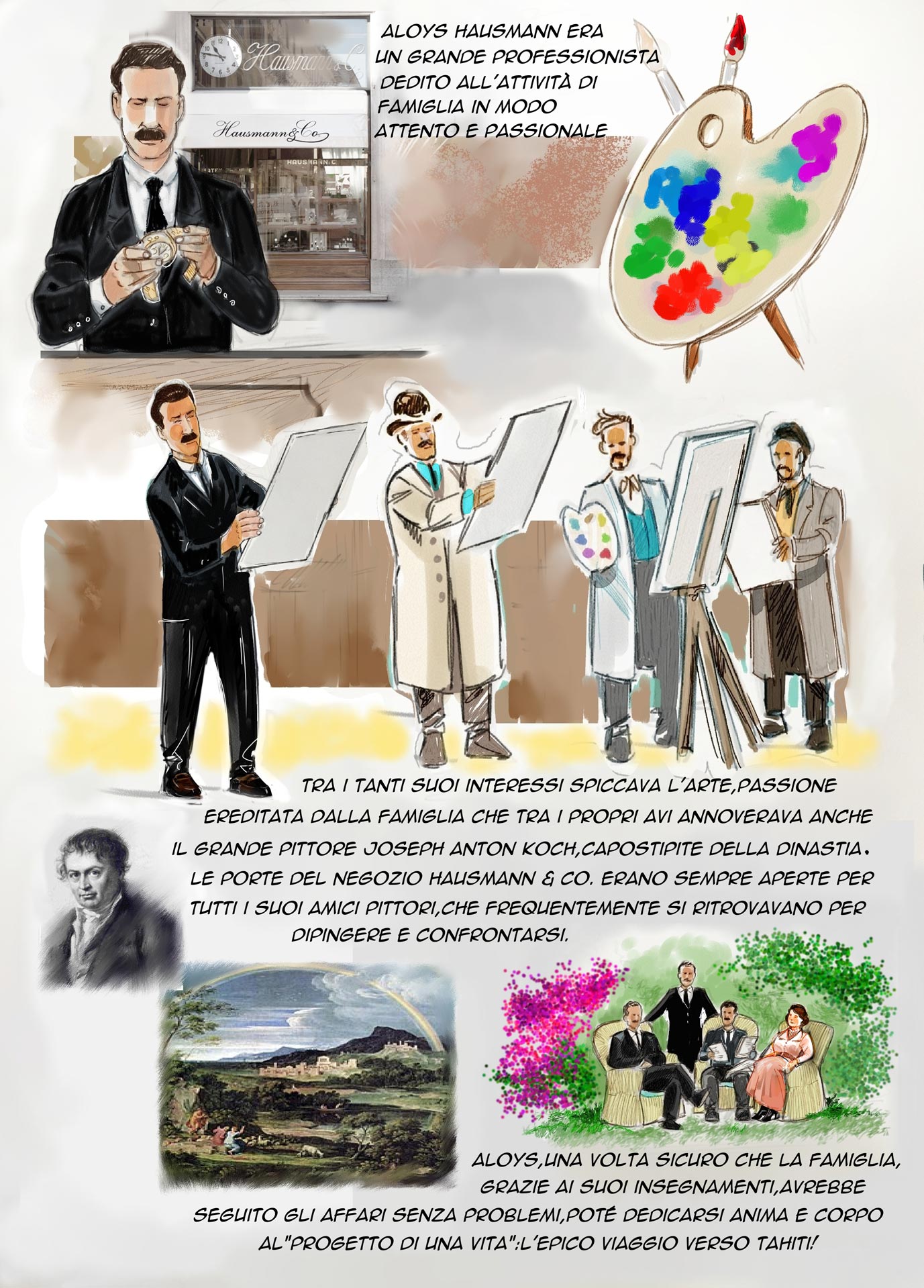 La seconda puntata dell&rsquo;affascinante viaggio a colori nella storia di Hausmann & Co.