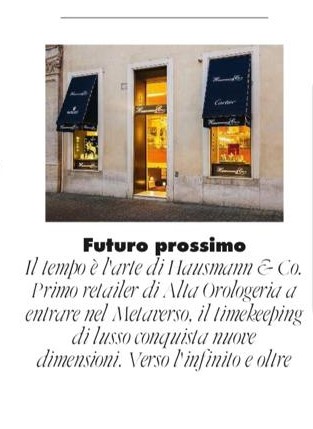 Hausmann & Co. is the first fine watch retailer to join Web 3.0