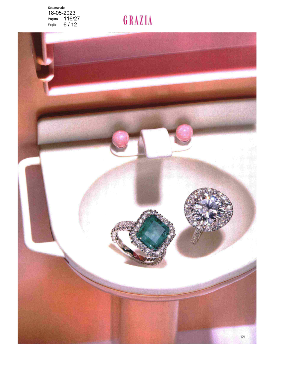 Hausmann & Co. jewelry embellishes Spring magazine issues