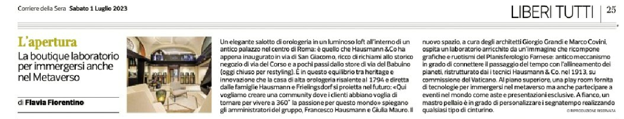 LOFT &ndash; l&rsquo;atelier del tempo