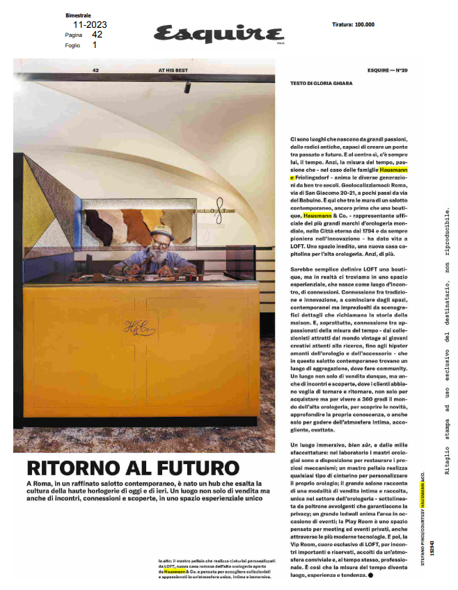 LOFT ancora protagonista della stampa autunnale