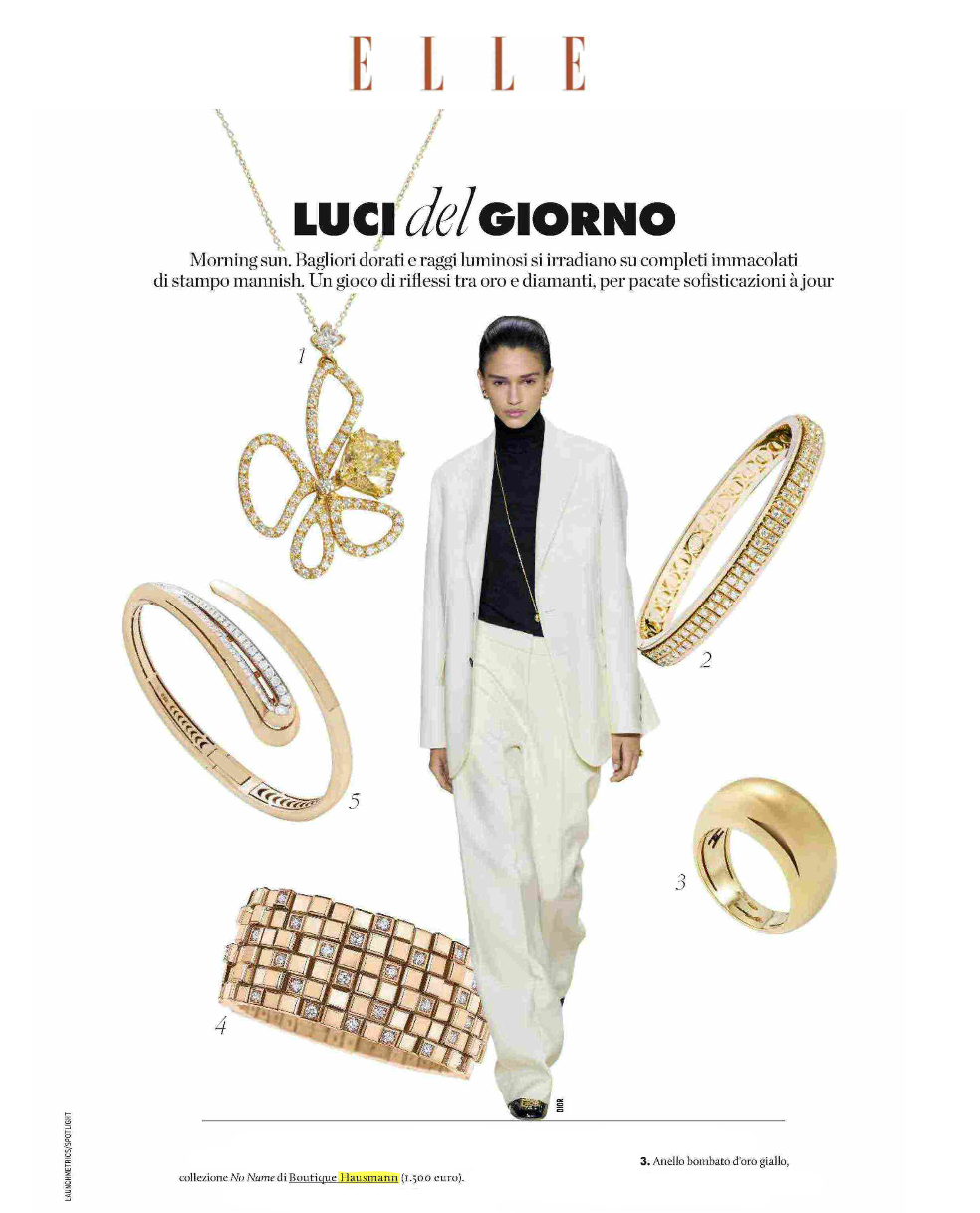 L'eleganza senza tempo dei gioielli Hausmann & Co. splende sulle riviste autunnali del 2024