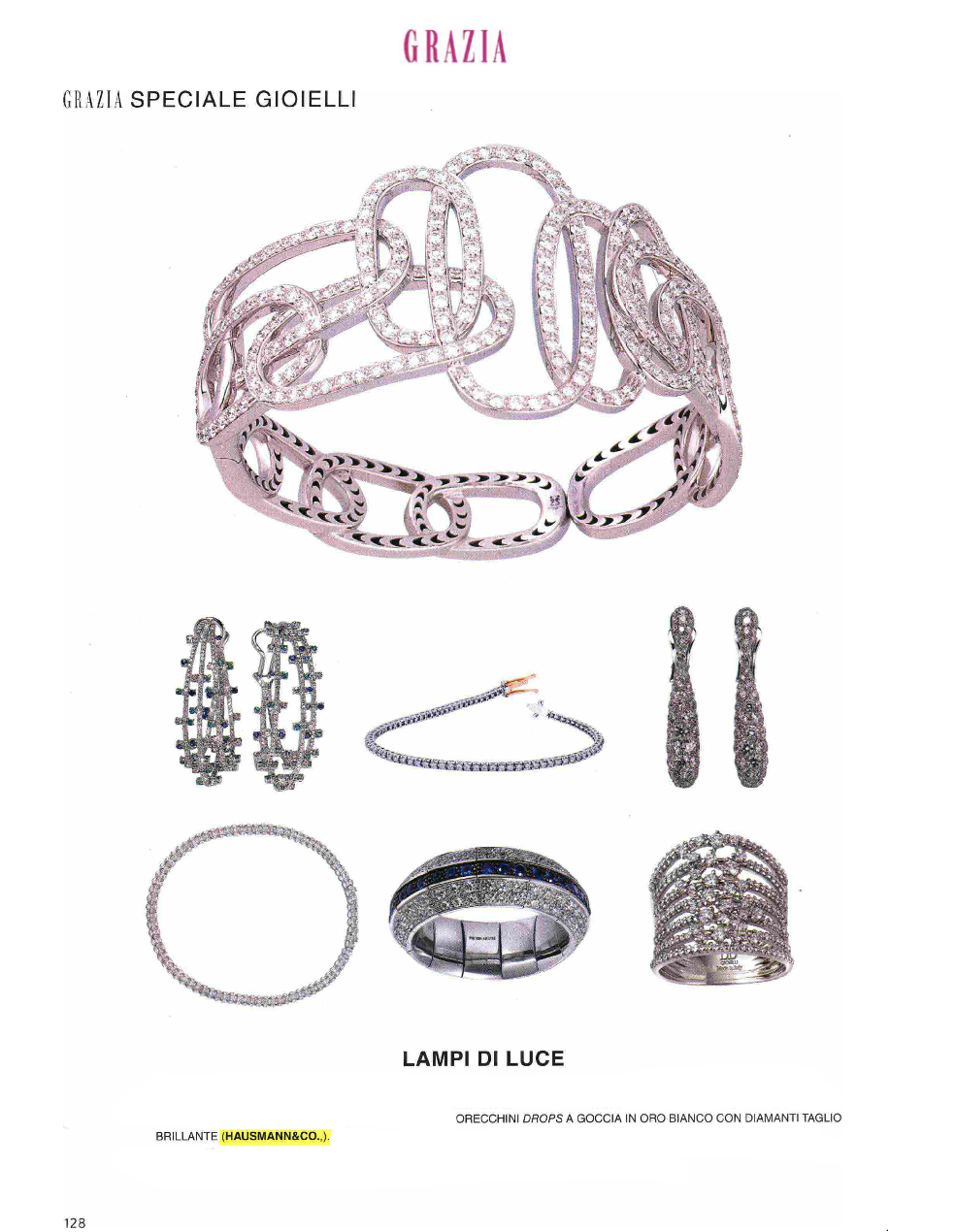 L'eleganza senza tempo dei gioielli Hausmann & Co. splende sulle riviste autunnali del 2024