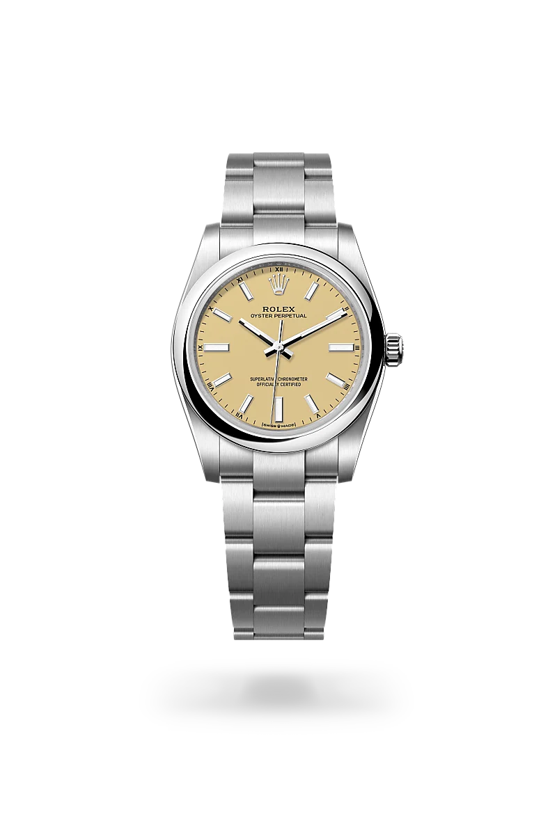 Rolex 
Oyster Perpetual 34
Oyster, 34 mm, Oystersteel
M124200-0007