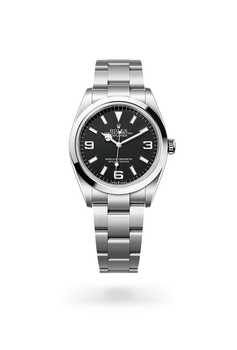 Rolex 
Explorer 36
Oyster, 36 mm, Oystersteel
M124270-0001