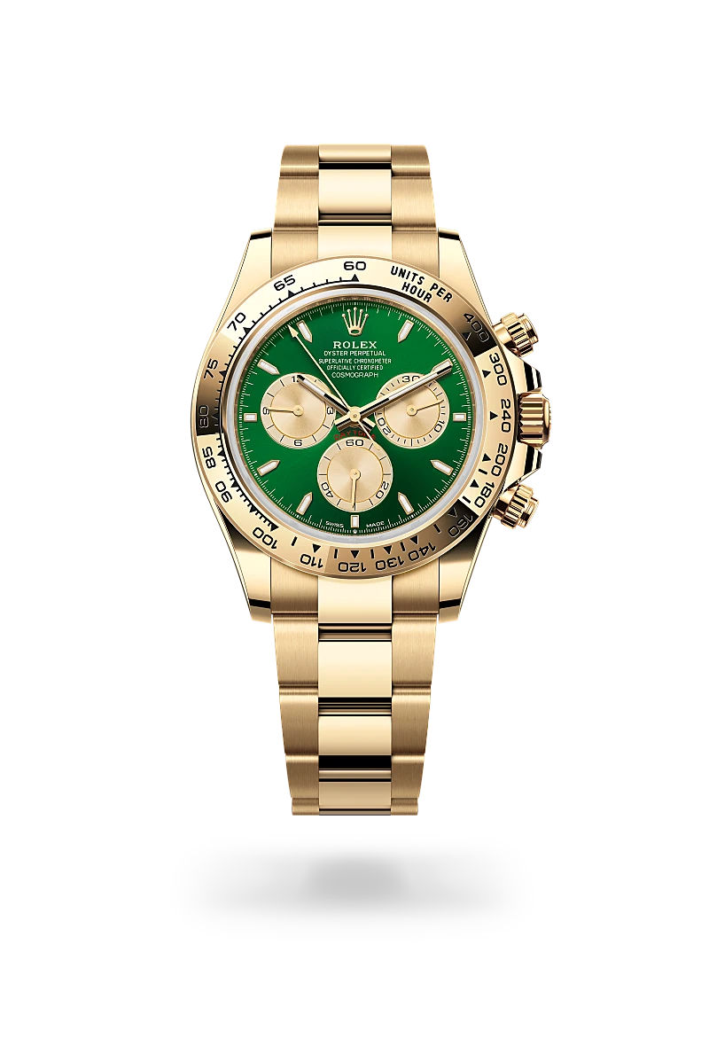Rolex 
Cosmograph Daytona
Oyster, 40 mm, yellow gold
M126508-0008