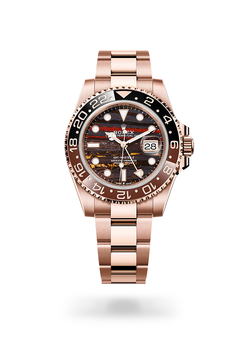 Rolex 
GMT-Master II
Oyster, 40 mm, Everose gold
M126715CHNR-0002