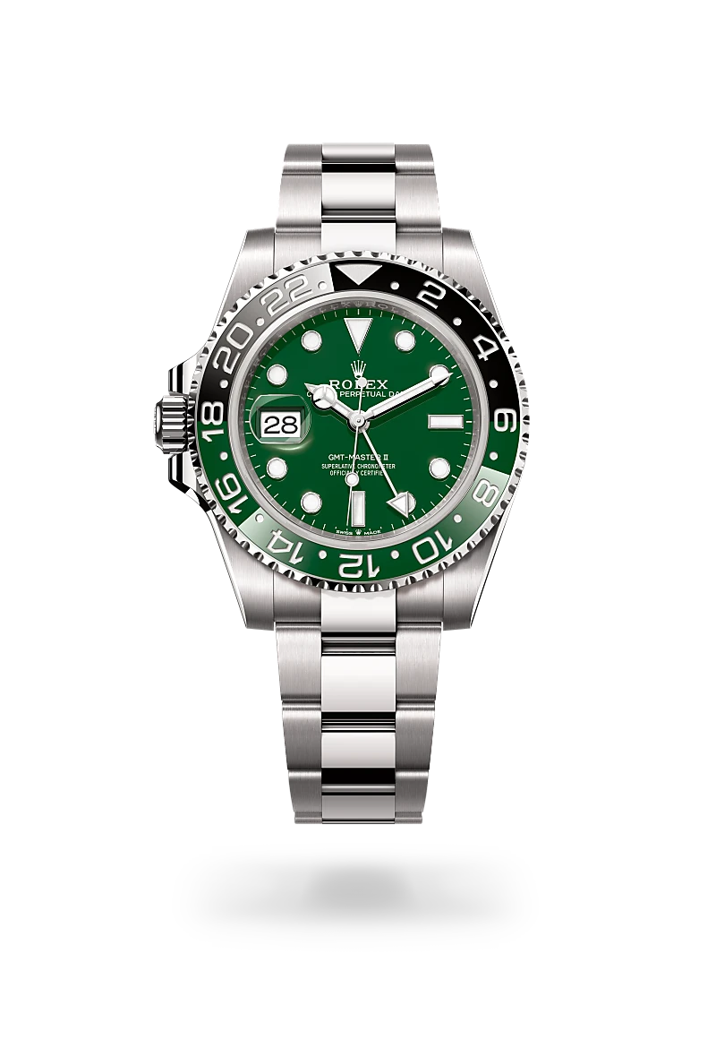 Rolex 
GMT-Master II
Oyster, 40 mm, white gold
M126729VTNR-0001