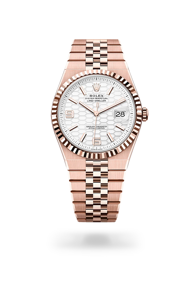 Rolex 
Land-Dweller 40
Oyster, 40 mm, Everose gold
M127335-0001