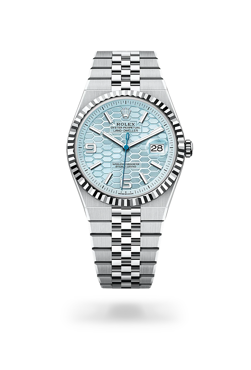 Rolex 
Land-Dweller 40
Oyster, 40 mm, platinum
M127336-0001