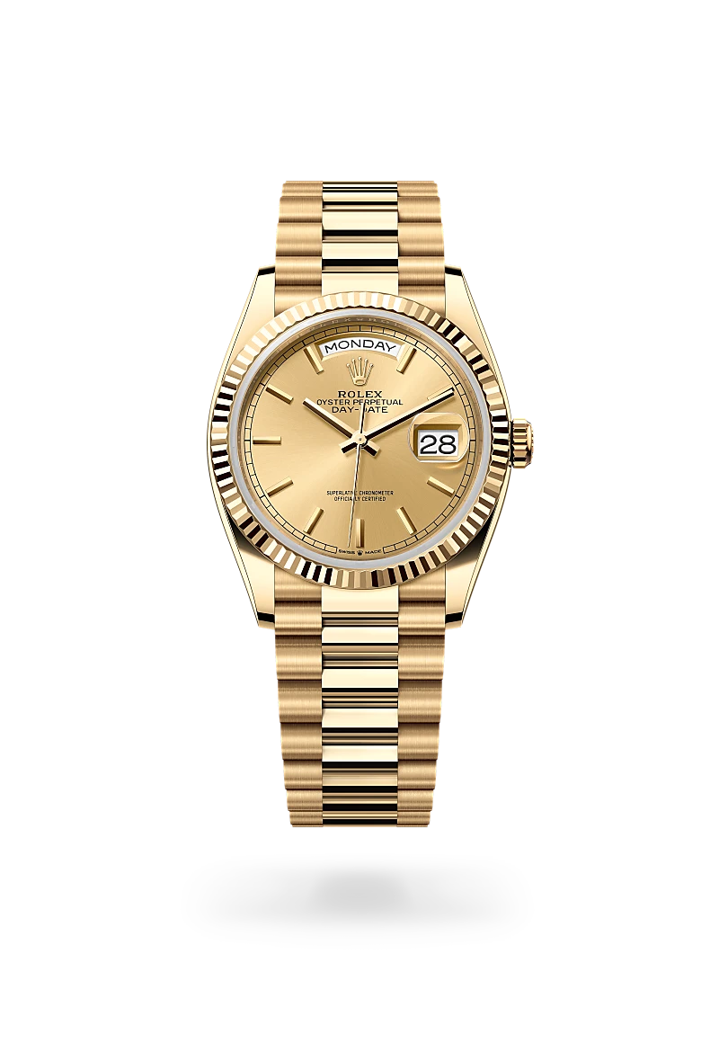 Rolex 
Day-Date 36
Oyster, 36 mm, yellow gold
M128238-0045