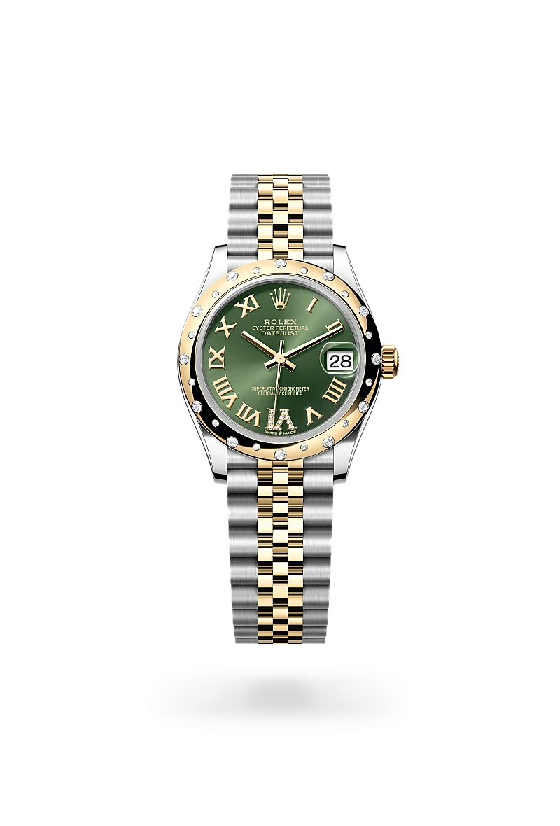 Rolex 
Datejust 31
Oyster, 31 mm, Oystersteel, yellow gold and diamonds
M278343RBR-0016