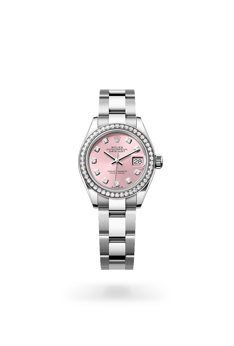 Rolex 
Lady-Datejust
Oyster, 28 mm, Oystersteel, white gold and diamonds
M279384RBR-0004